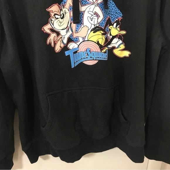Space jam men’s tune squad graphic back hoodie sweater size Medium - Picture 4 of 8